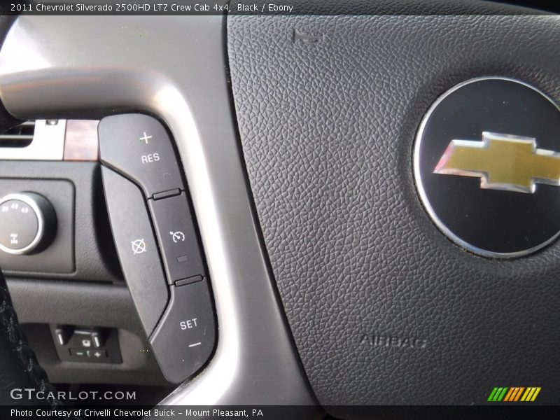 Black / Ebony 2011 Chevrolet Silverado 2500HD LTZ Crew Cab 4x4