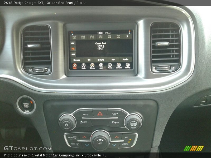 Octane Red Pearl / Black 2018 Dodge Charger SXT