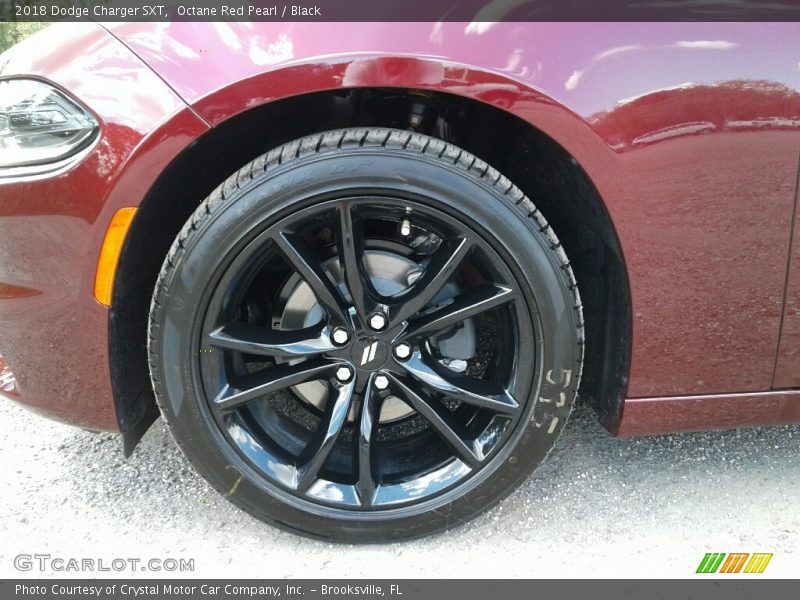 Octane Red Pearl / Black 2018 Dodge Charger SXT