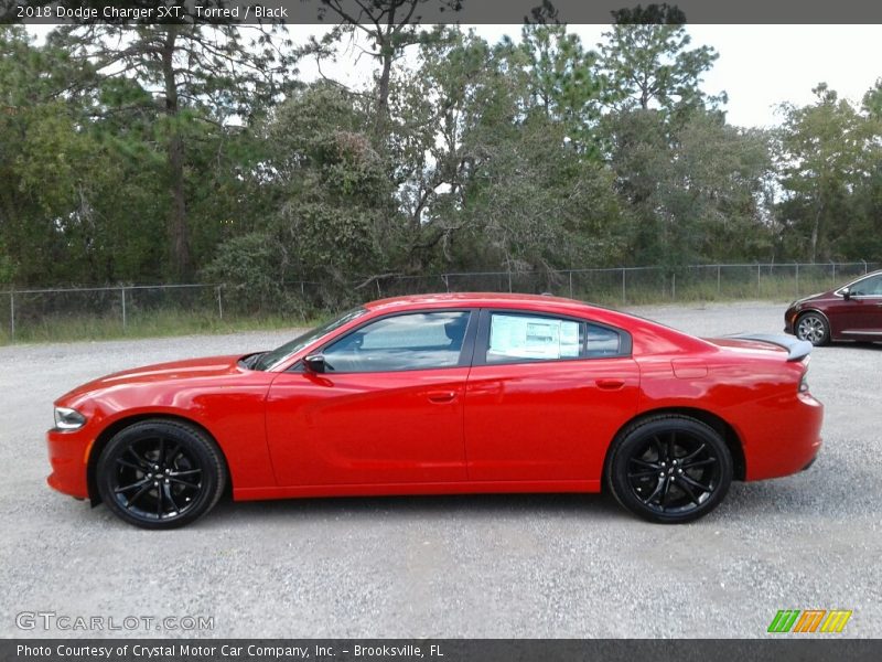 Torred / Black 2018 Dodge Charger SXT