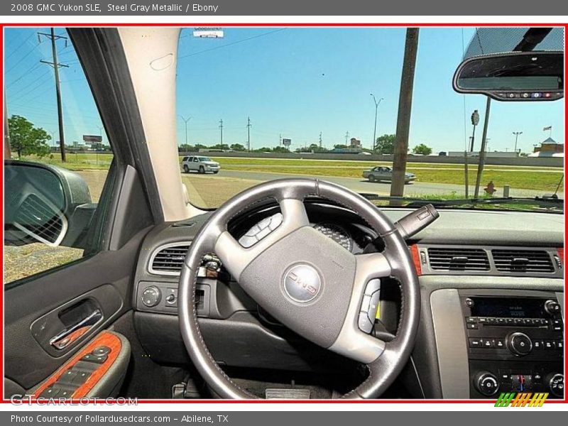 Steel Gray Metallic / Ebony 2008 GMC Yukon SLE