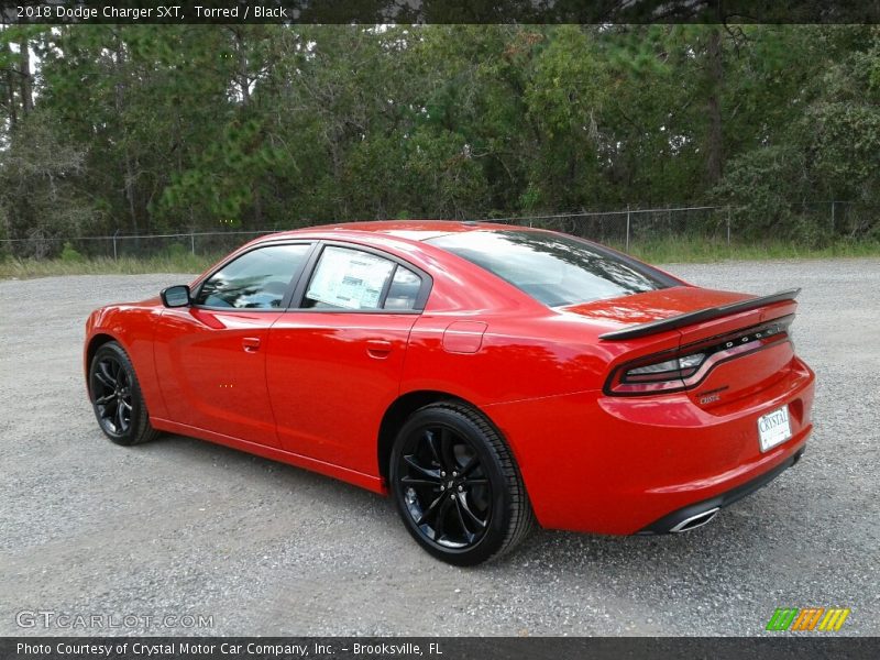Torred / Black 2018 Dodge Charger SXT