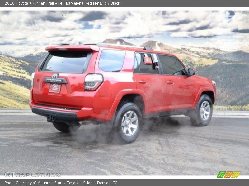 Barcelona Red Metallic / Black 2016 Toyota 4Runner Trail 4x4