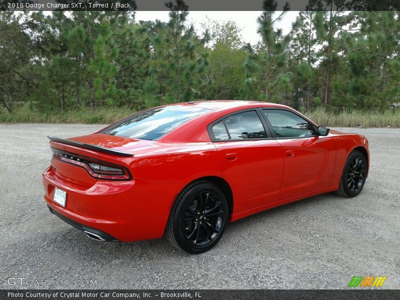 Torred / Black 2018 Dodge Charger SXT