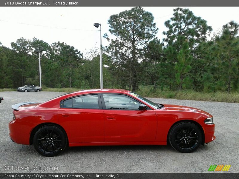 Torred / Black 2018 Dodge Charger SXT