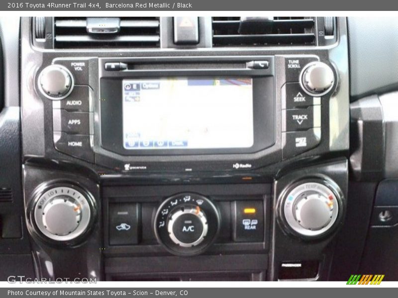 Barcelona Red Metallic / Black 2016 Toyota 4Runner Trail 4x4