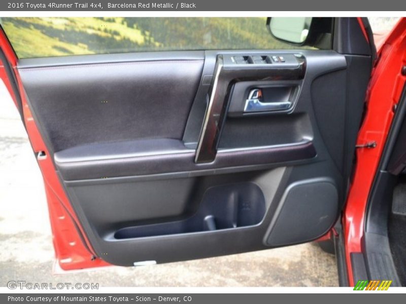 Barcelona Red Metallic / Black 2016 Toyota 4Runner Trail 4x4