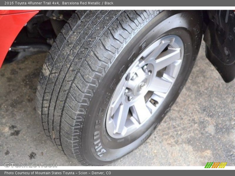 Barcelona Red Metallic / Black 2016 Toyota 4Runner Trail 4x4