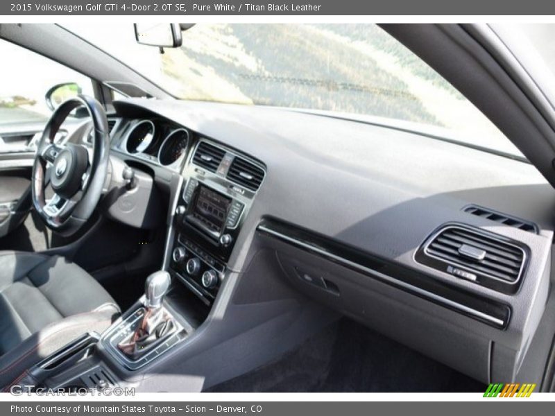Pure White / Titan Black Leather 2015 Volkswagen Golf GTI 4-Door 2.0T SE