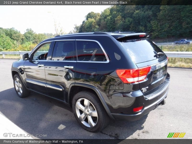 Black Forest Green Pearl / New Saddle/Black 2013 Jeep Grand Cherokee Overland 4x4