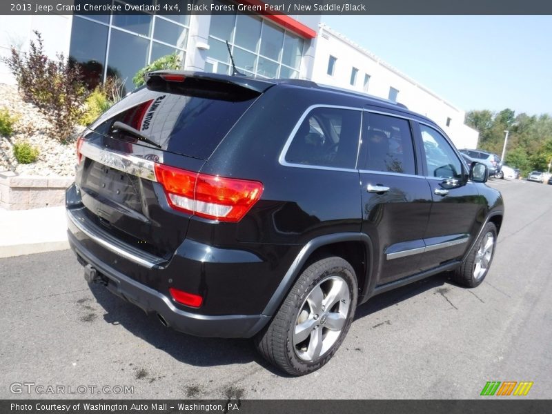 Black Forest Green Pearl / New Saddle/Black 2013 Jeep Grand Cherokee Overland 4x4