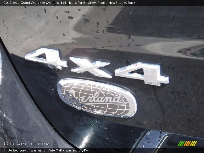 Black Forest Green Pearl / New Saddle/Black 2013 Jeep Grand Cherokee Overland 4x4