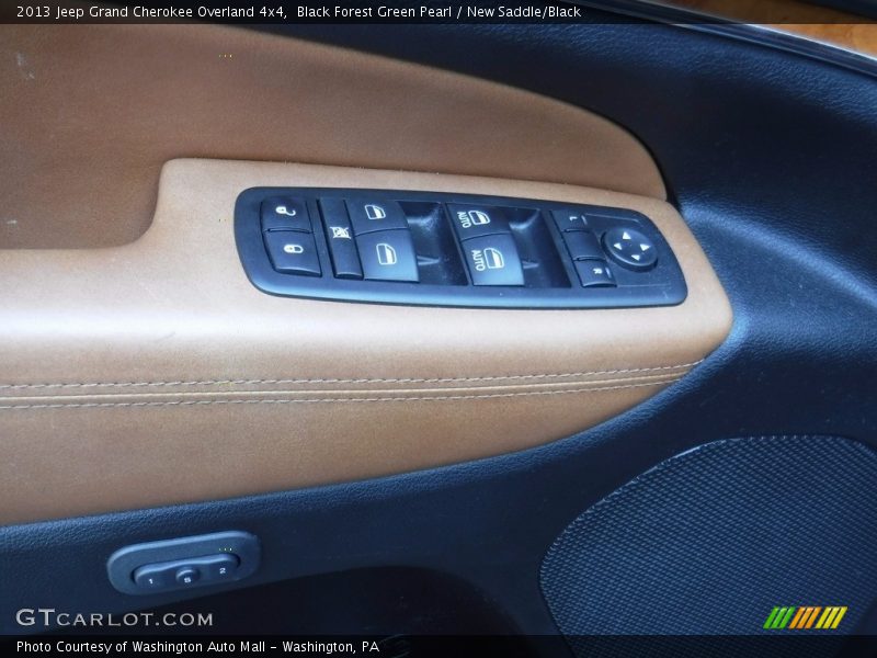 Black Forest Green Pearl / New Saddle/Black 2013 Jeep Grand Cherokee Overland 4x4