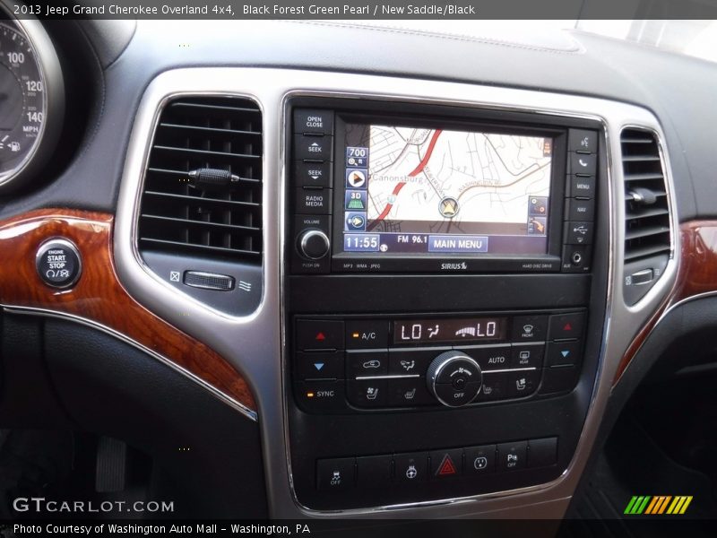 Black Forest Green Pearl / New Saddle/Black 2013 Jeep Grand Cherokee Overland 4x4