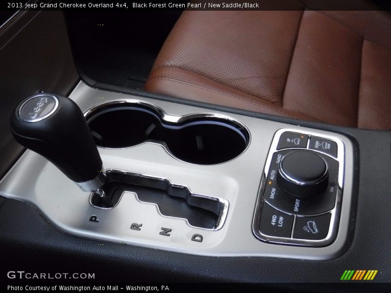 Black Forest Green Pearl / New Saddle/Black 2013 Jeep Grand Cherokee Overland 4x4