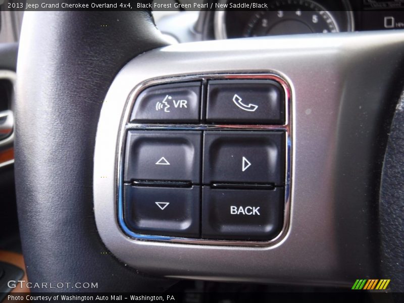 Black Forest Green Pearl / New Saddle/Black 2013 Jeep Grand Cherokee Overland 4x4