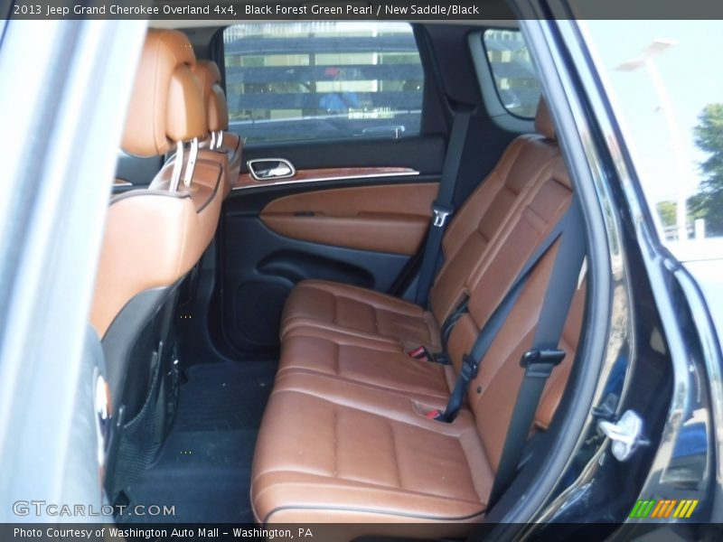 Black Forest Green Pearl / New Saddle/Black 2013 Jeep Grand Cherokee Overland 4x4
