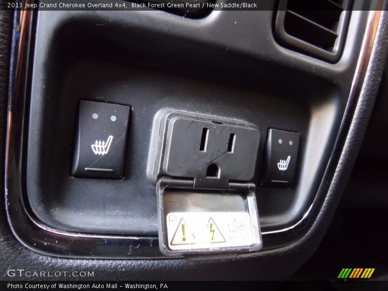 Black Forest Green Pearl / New Saddle/Black 2013 Jeep Grand Cherokee Overland 4x4