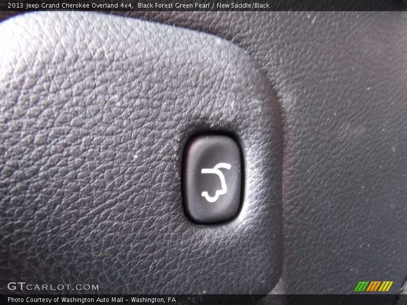 Black Forest Green Pearl / New Saddle/Black 2013 Jeep Grand Cherokee Overland 4x4