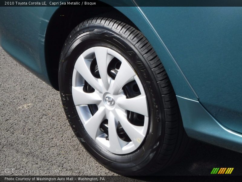 Capri Sea Metallic / Bisque 2010 Toyota Corolla LE