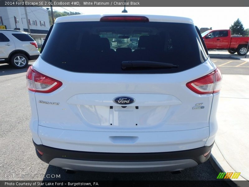 White Platinum / Charcoal Black 2014 Ford Escape SE 2.0L EcoBoost 4WD