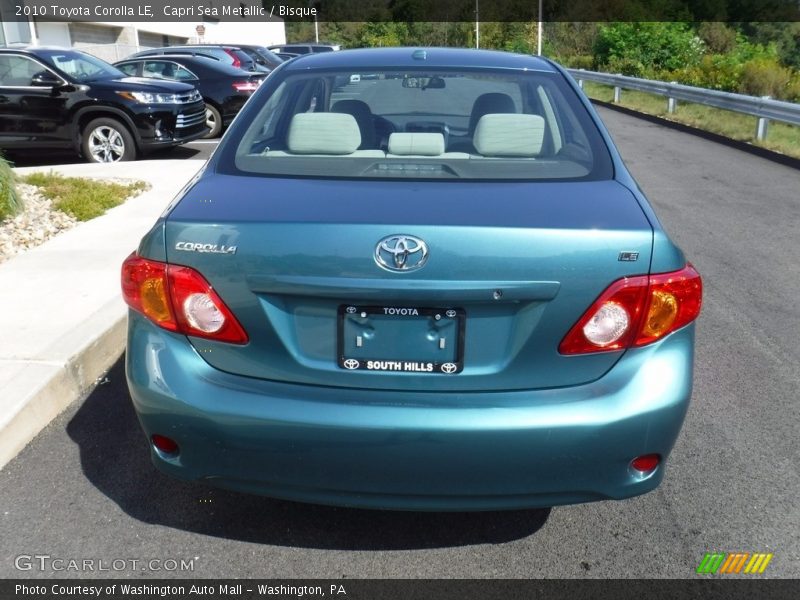 Capri Sea Metallic / Bisque 2010 Toyota Corolla LE
