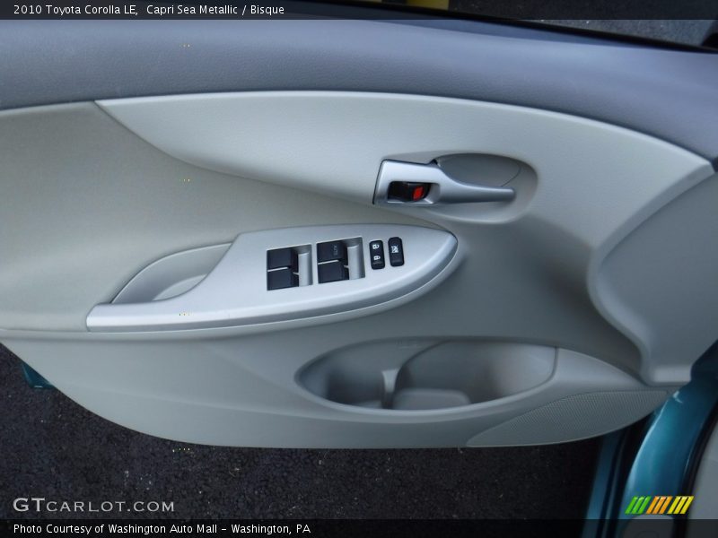 Capri Sea Metallic / Bisque 2010 Toyota Corolla LE