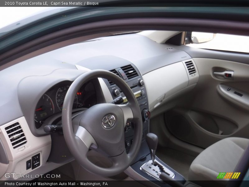 Capri Sea Metallic / Bisque 2010 Toyota Corolla LE