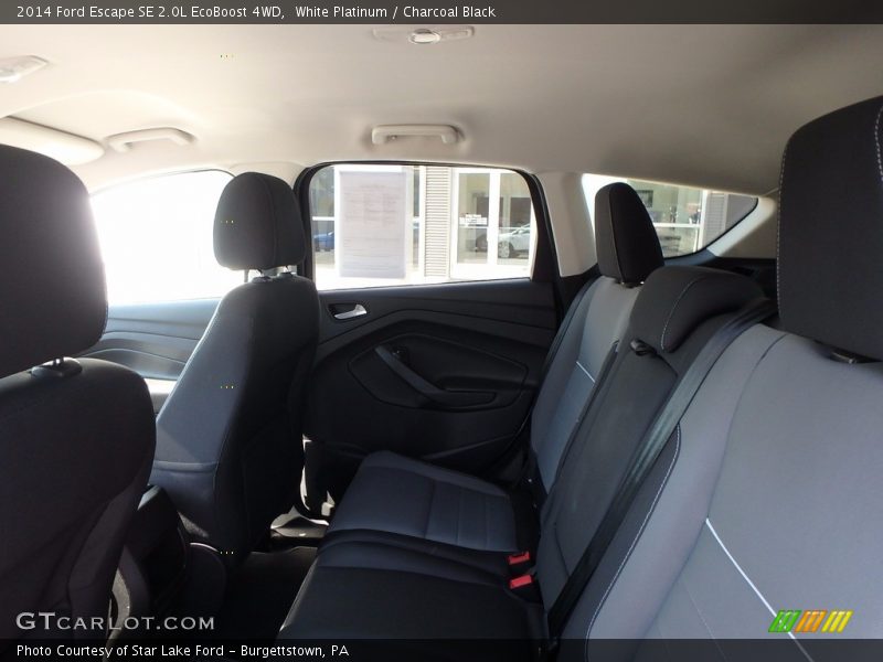 White Platinum / Charcoal Black 2014 Ford Escape SE 2.0L EcoBoost 4WD