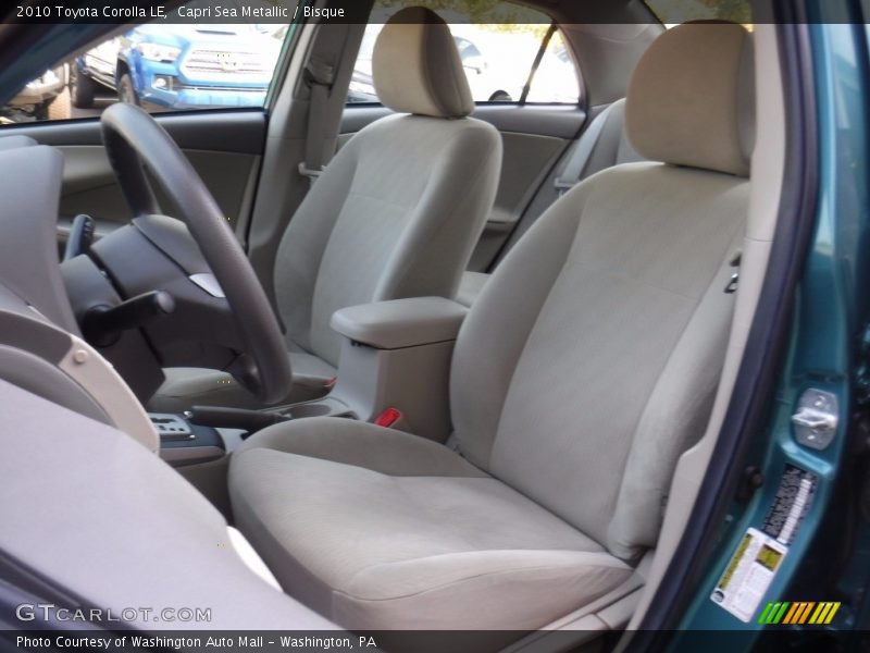 Capri Sea Metallic / Bisque 2010 Toyota Corolla LE