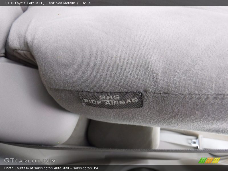 Capri Sea Metallic / Bisque 2010 Toyota Corolla LE