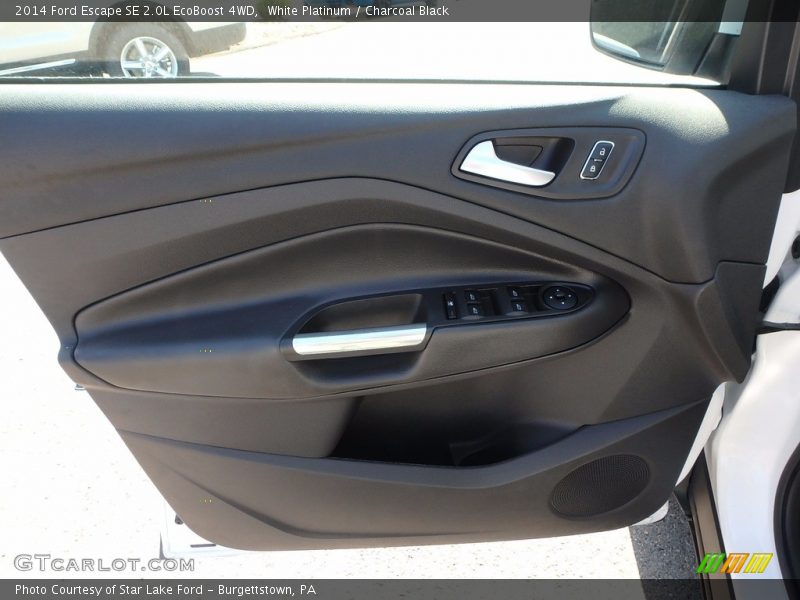 White Platinum / Charcoal Black 2014 Ford Escape SE 2.0L EcoBoost 4WD