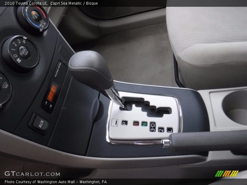 Capri Sea Metallic / Bisque 2010 Toyota Corolla LE