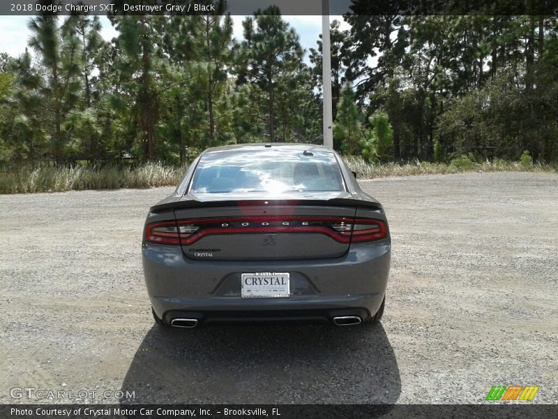 Destroyer Gray / Black 2018 Dodge Charger SXT