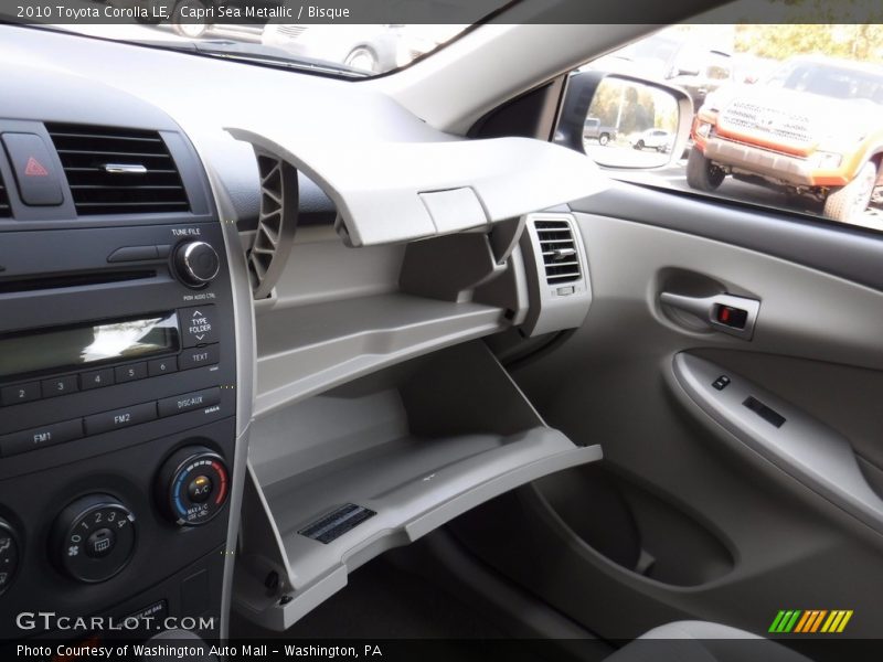 Capri Sea Metallic / Bisque 2010 Toyota Corolla LE