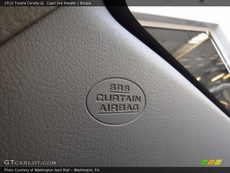 Capri Sea Metallic / Bisque 2010 Toyota Corolla LE