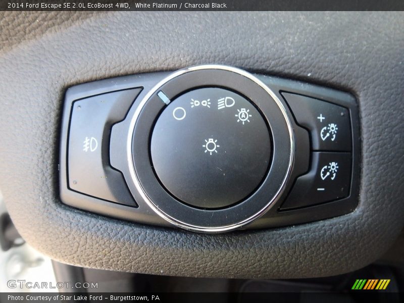 White Platinum / Charcoal Black 2014 Ford Escape SE 2.0L EcoBoost 4WD