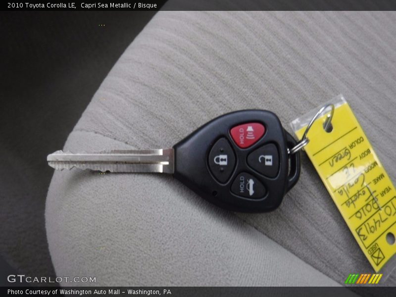 Capri Sea Metallic / Bisque 2010 Toyota Corolla LE