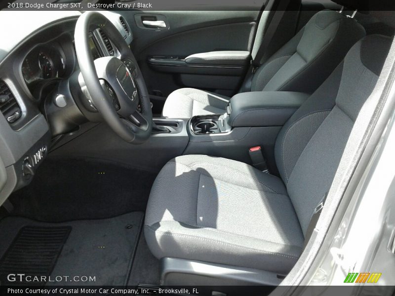 Destroyer Gray / Black 2018 Dodge Charger SXT