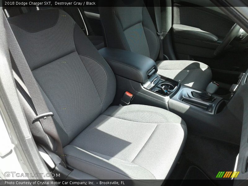 Destroyer Gray / Black 2018 Dodge Charger SXT
