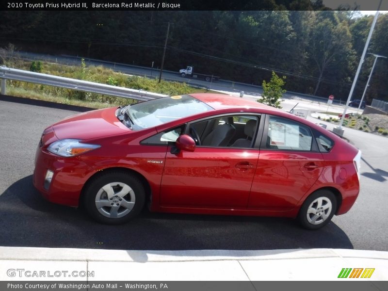 Barcelona Red Metallic / Bisque 2010 Toyota Prius Hybrid III