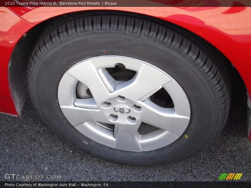 Barcelona Red Metallic / Bisque 2010 Toyota Prius Hybrid III