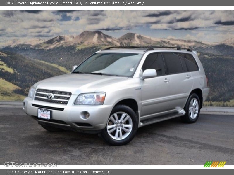 Millenium Silver Metallic / Ash Gray 2007 Toyota Highlander Hybrid Limited 4WD