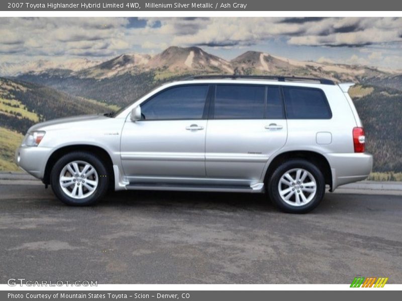 Millenium Silver Metallic / Ash Gray 2007 Toyota Highlander Hybrid Limited 4WD