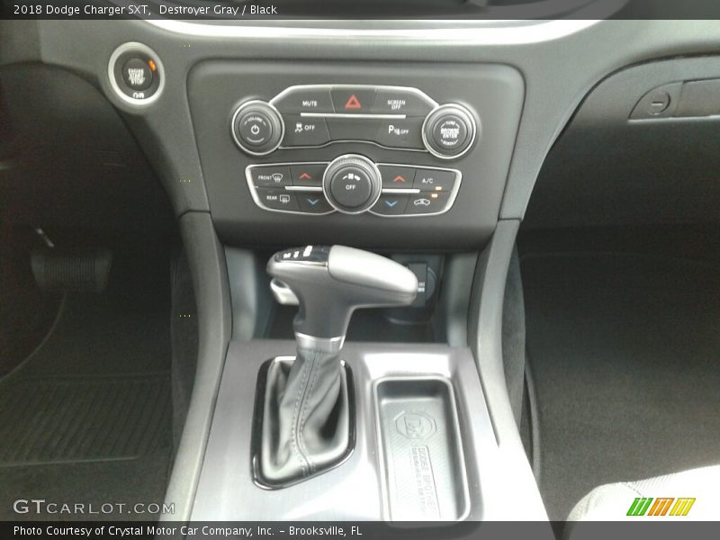 Destroyer Gray / Black 2018 Dodge Charger SXT