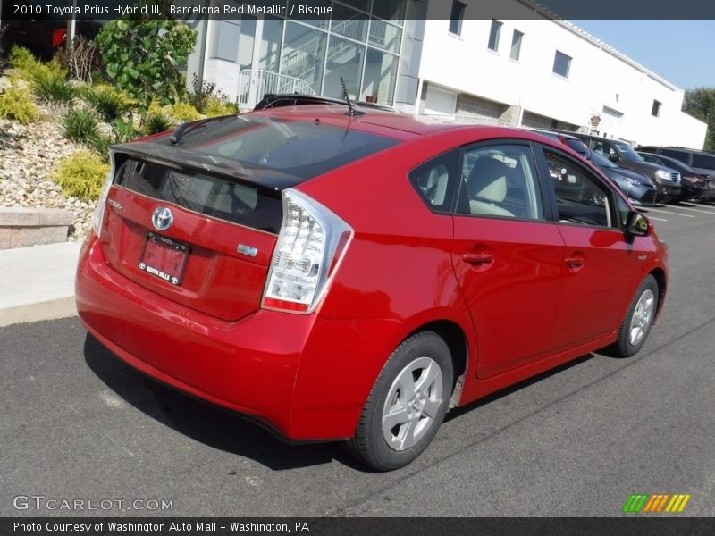 Barcelona Red Metallic / Bisque 2010 Toyota Prius Hybrid III