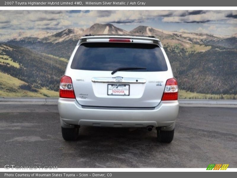 Millenium Silver Metallic / Ash Gray 2007 Toyota Highlander Hybrid Limited 4WD