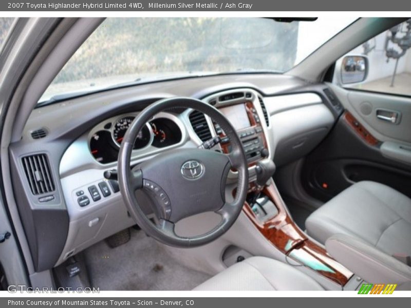 Millenium Silver Metallic / Ash Gray 2007 Toyota Highlander Hybrid Limited 4WD