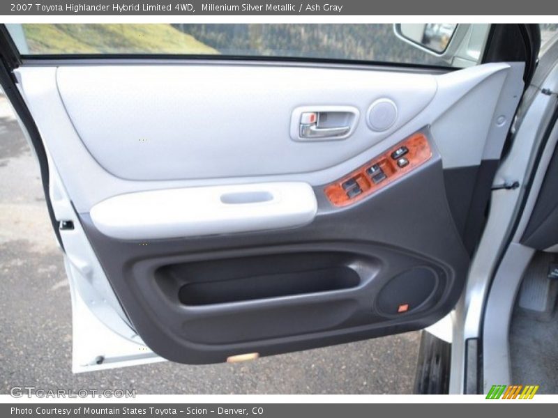 Millenium Silver Metallic / Ash Gray 2007 Toyota Highlander Hybrid Limited 4WD