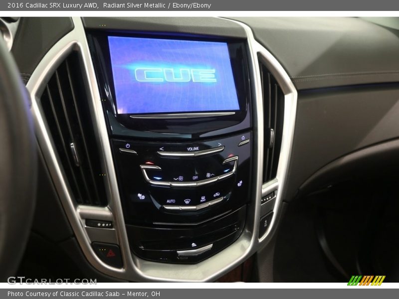 Radiant Silver Metallic / Ebony/Ebony 2016 Cadillac SRX Luxury AWD